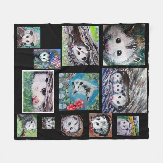 OPOSSUM BLANKET FLEECEDECKE (Vorderseite (Horizontal))