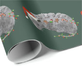 Opossum Christmas Baby Possum in Lights ummantelt Geschenkpapier (Rolleneckpunkt)