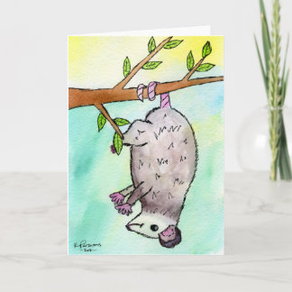 Opossum Danglin Karte
