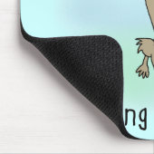 Opossum, das herein dort hängt mousepad (Ecke)