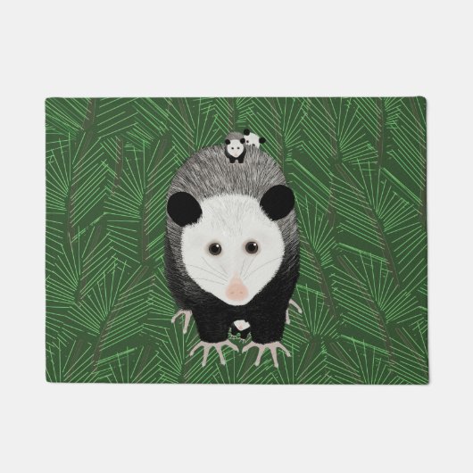 Opossum Doormat Fußmatte (Vorderseite)