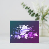Opossum-Familie in Waldaufklärung Postkarte (Stehend Vorderseite)