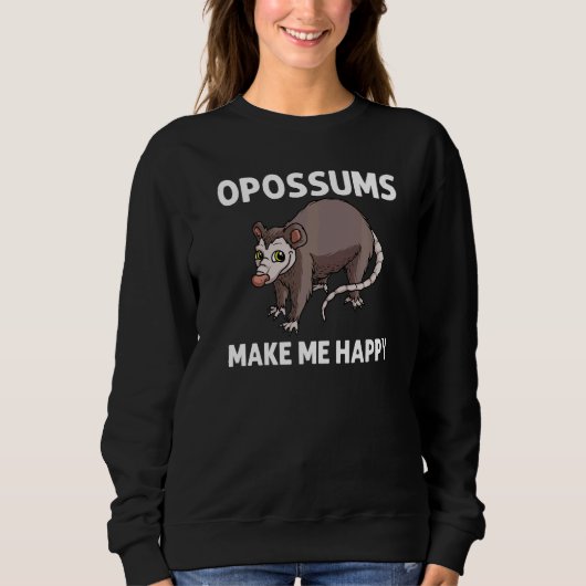 Opossum For Men Women Awesome Possum Support Anima Sweatshirt (Vorderseite)