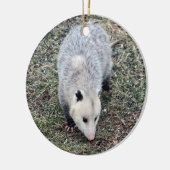 Opossum-Foto Keramik Ornament (Links)