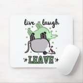 Opossum Funny Live Laugh Verließ Dunkler Spaß Poss Mousepad (Mit Mouse)
