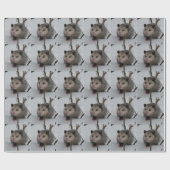 Opossum Geschenkpapier (Flach)