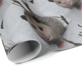 Opossum Geschenkpapier (Rolleneckpunkt)