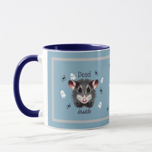 Opossum im Inneren Akrylus Tasse (Links)