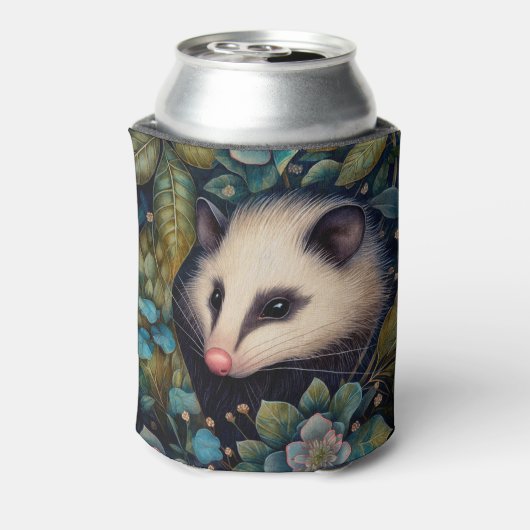 Opossum in den Brambles Dosenkühler (Kanne Rückseite)