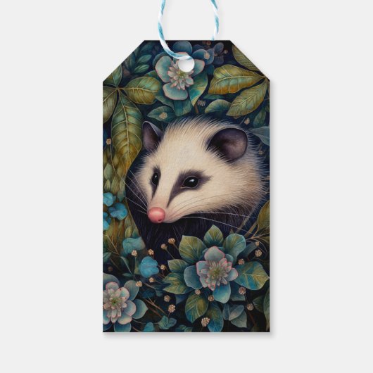Opossum in den Brambles Geschenkanhänger (Rückseite)