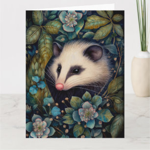 Opossum in der Brambles Grußkarte Karte