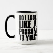 Opossum-Kaffee Tasse (Links)