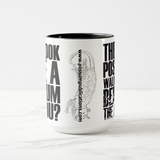 Opossum-Kaffee Tasse (Zentrum)