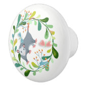 Opossum Keramik Pull Keramikknauf (Rechts)