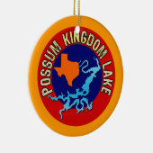 Opossum-Kingdom See, Texas Keramik Ornament (Rechts)