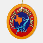 Opossum-Kingdom See, Texas Keramik Ornament (Links)