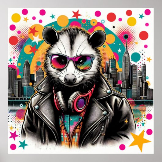 OPOSSUM-LEBEN IN DER STADT 3 POSTER (Vorne)