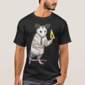 Opossum Lehrer Dreieck Mathematik T-Shirt (Vorderseite)