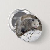 Opossum-Liebe Button (Vorne & Hinten)