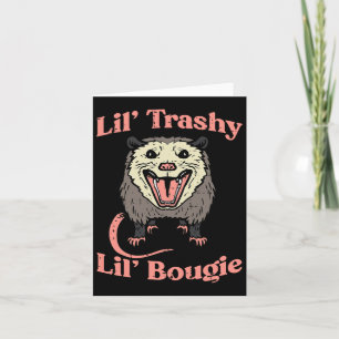 Opossum Lil Trashy Bougie Possum Street Cat Men Wo Karte