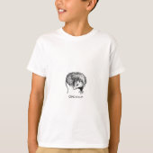 Opossum (Linie Art) T-Shirt (Vorderseite)