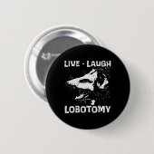 Opossum Live Liebe Lobotomy Possum Street Trash Ch Button (Vorne & Hinten)