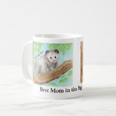 Opossum-Mama Kaffeetasse (Vorderseite Links)