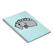 Opossum Mom with her Babies Notizblock (Rechte Seite)