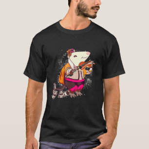 Opossum musikalischer Opossum-Violinspieler possum T-Shirt