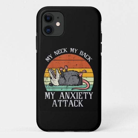 Opossum My Neck Back Angstangriff Possum Song Wo Case-Mate iPhone Hülle (Rückseite)