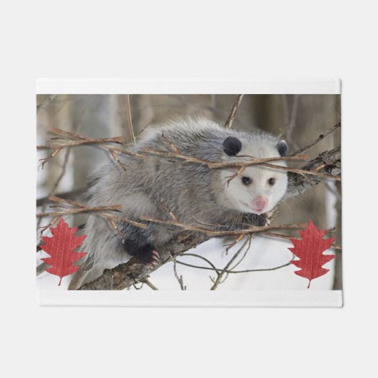 Opossum Nature Door Mat Fußmatte (Vorderseite)