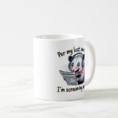 Opossum Office Mug - Per My Last Email Funny Coffe Kaffeetasse (VorderseiteRechts)