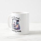 Opossum Office Mug - Per My Last Email Funny Coffe Kaffeetasse (Vorderseite Links)