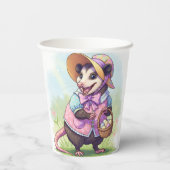 Opossum Pappbecher (Rückseite)
