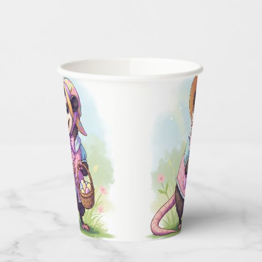 Opossum Pappbecher (Links)