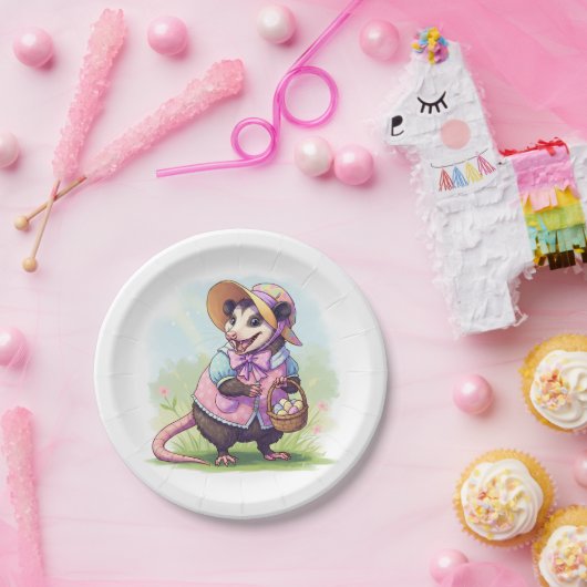 Opossum Pappteller (Party)