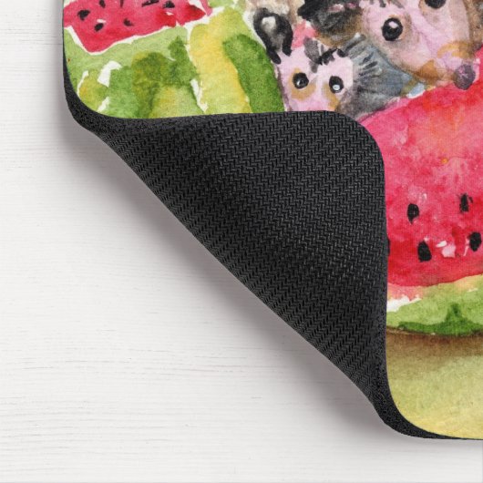 Opossum-Picknick Mousepad (Ecke)