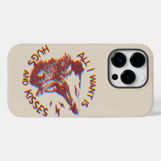 Opossum Possum für die Liebe Case-Mate iPhone Hülle (Rückseite (Horizontal))