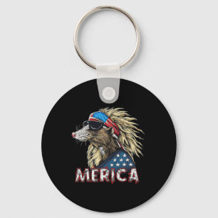 Opossum Possum - Patriotische USA 4. Juli Amerika Schlüsselanhänger