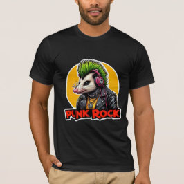 OPOSSUM PUNK ROCK GREEN T-Shirt
