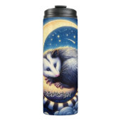 Opossum-Schlaf auf dem Mond Thermosbecher (Vorderseite)