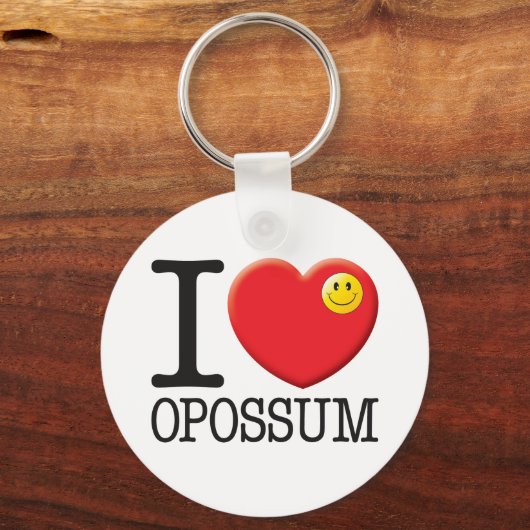 Opossum Schlüsselanhänger (Vorderseite)