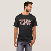 Opossum Slayer Pink Camouflage Opossum Hunter T-Shirt (Vorne ganz)