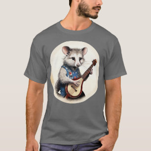 Opossum spielt Banjo 2 T-Shirt