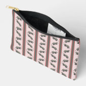 Opossum Stripe Zipper Pouch Zubehörtasche (Offen)