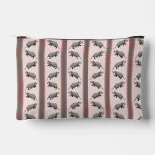 Opossum Stripe Zipper Pouch Zubehörtasche (Vorderseite)