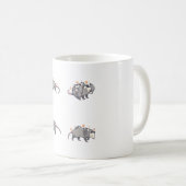 Opossum � Süße Tier Art Kaffeetasse (VorderseiteRechts)