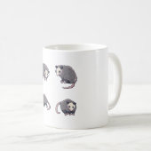 Opossum � Süße Tier Art Kaffeetasse (VorderseiteRechts)