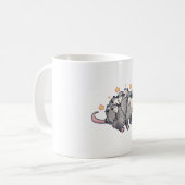 Opossum � Süße Tier Art Kaffeetasse (Vorderseite Links)