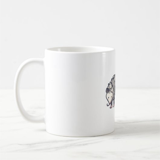 Opossum � Süße Tier Art Kaffeetasse (Links)